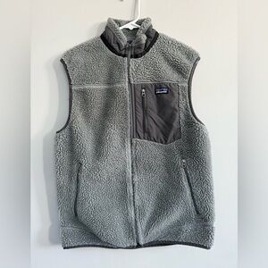Patagonia Charcoal Sherpa Vest